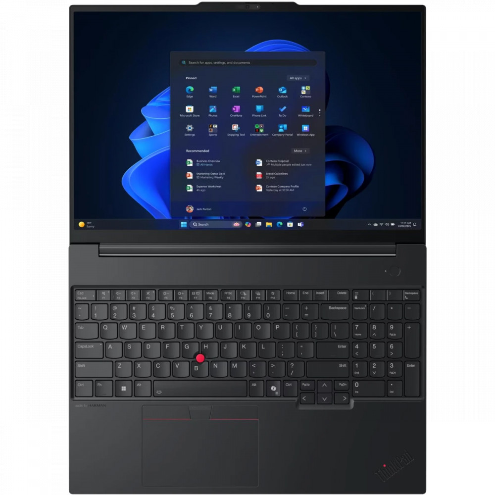 Ноутбук Lenovo ThinkPad E16 Gen 3 21TF004RFW 16 ", WUXGA 1920x1200 (16:10), Intel, Core 5, 16 Гб, 512 ГБ, Intel Graphics — фото товара