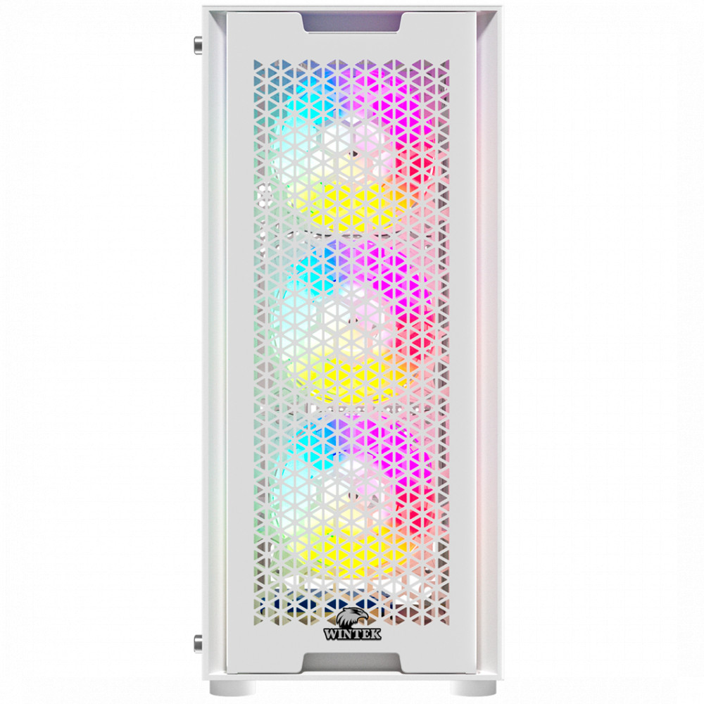 Корпус Wintek Andromeda PRO White PRO E306M-W TG Mid-Tower - миниатюра 3