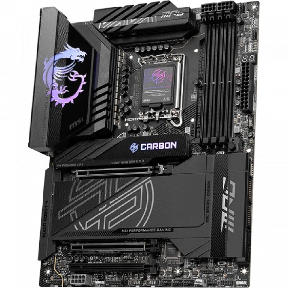 Материнская плата MSI MPG Z890 CARBON WIFI ATX, LGA 1851 — фото товара