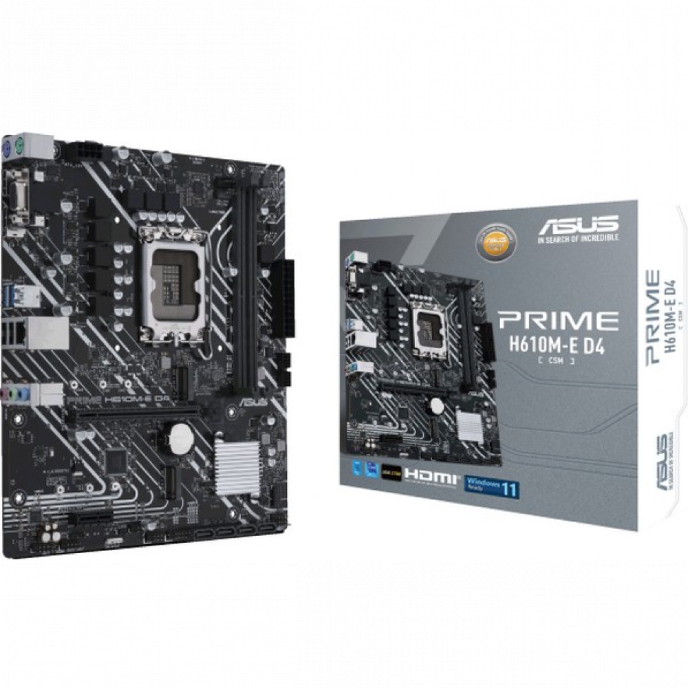 Материнская плата Asus PRIME H610M-E D4-CSM 90MB19N0-M1EAYC Micro-ATX, LGA 1700 - миниатюра 4