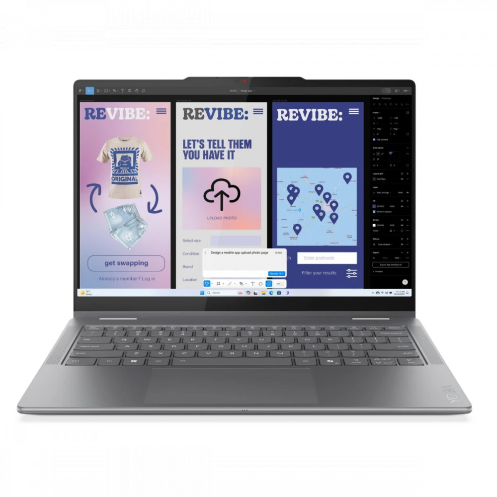 Ноутбук Lenovo Yoga 7 2-in-1 14ILL10 83JQ007YRK 14 ", WUXGA 1920x1200 (16:10), Intel, Core Ultra 7, 16 Гб, 512 ГБ, Intel Graphics - миниатюра 2