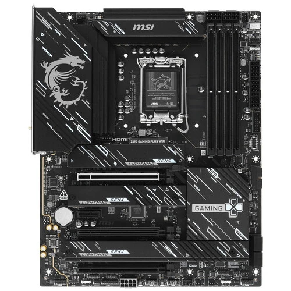Материнская плата MSI Z890 GAMING PLUS WIFI ATX, LGA 1851 — фото товара