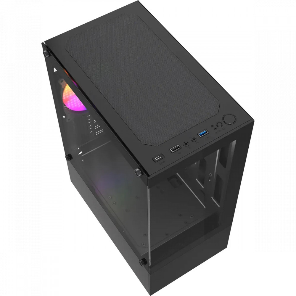 Корпус Accord ACC-285-02B Black Mini-Tower - миниатюра 4