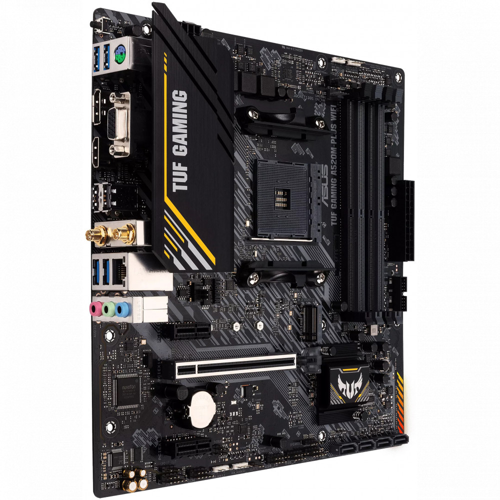 Материнская плата Asus TUF GAMING A520M-PLUS WIFI Micro-ATX, AMD AM4 - миниатюра 3
