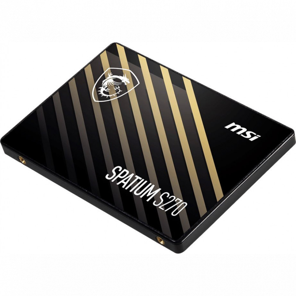 Жесткий диск MSI SPATIUM S270 S78-440P130-P83 SSD (твердотельные), 960 ГБ, 2.5 дюйма, SATA - миниатюра 2