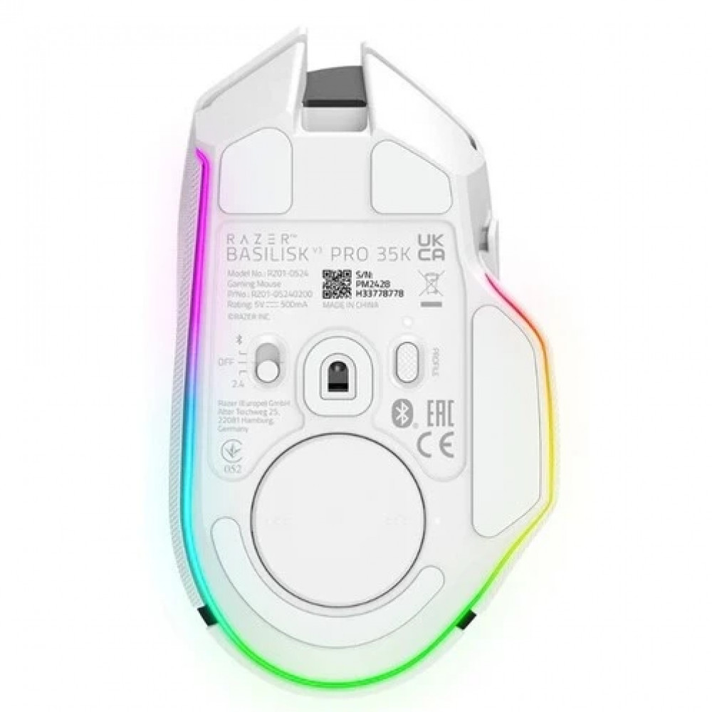 Мышь Razer Basilisk V3 Pro 35K White RZ01-05240200-R3G1 Игровые, Беспроводная - миниатюра 5