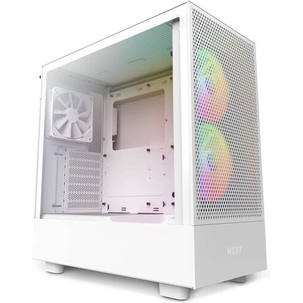 Корпус NZXT H5 Flow RGB White CC-H51FW-R1 Mid-Tower — фото товара