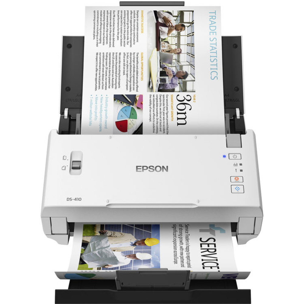 Планшетный сканер Epson WorkForce DS-410 B11B249401 A4, Цветной, CIS - миниатюра 2