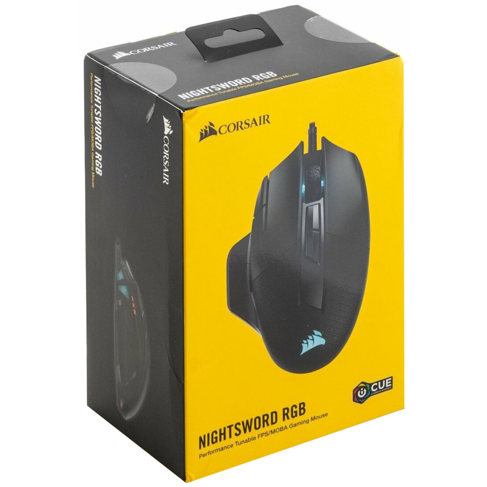 Мышь Corsair NIGHTSWORD RGB Gaming CH-9306011-EU Игровые, Проводная - миниатюра 4