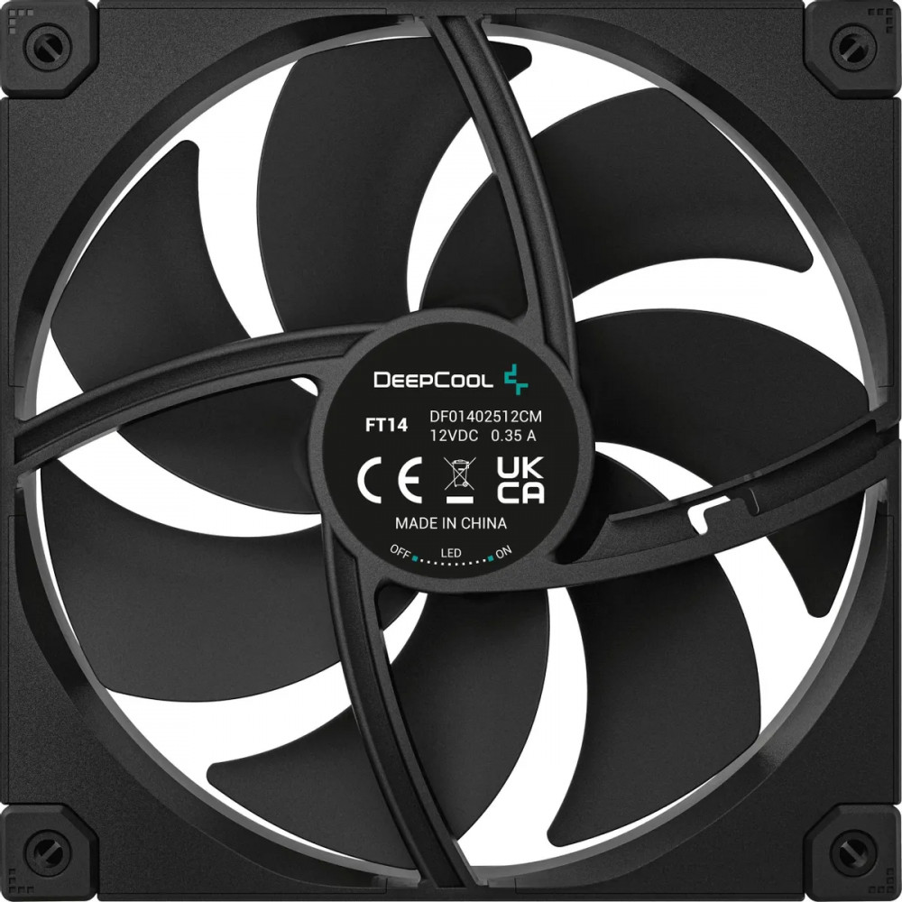 Система охлаждения Deepcool FT14 140х140x25 черный R-FT14-BKWPN1-G Для системного блока - миниатюра 2