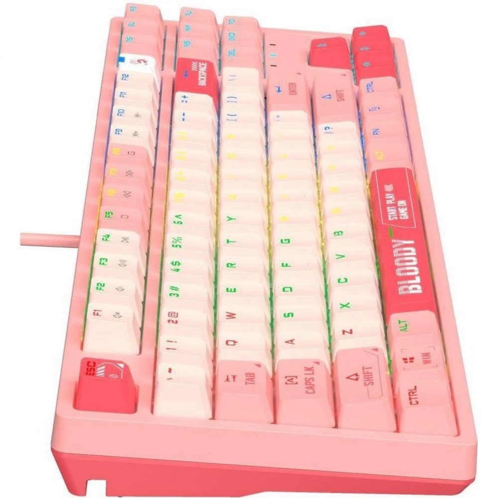 Клавиатура A4Tech Bloody S87 Energy Pink S87 USB ENERGY PINK Проводная, USB - миниатюра 9