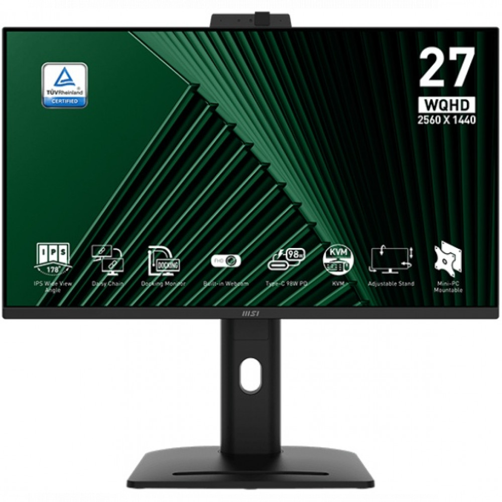 Монитор MSI PRO MP275QPDG 9S6-3PC8CM-005 27 ", IPS, Quad HD 2560x1440 (16:9), 100 Гц — фото товара