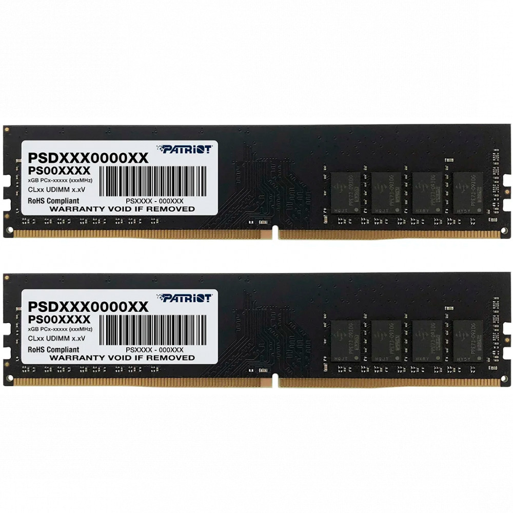 ОЗУ Patriot Signature PSD416G3200K DIMM, DDR4, 16 Гб (2 х 8 Гб), 3200 МГц — фото товара