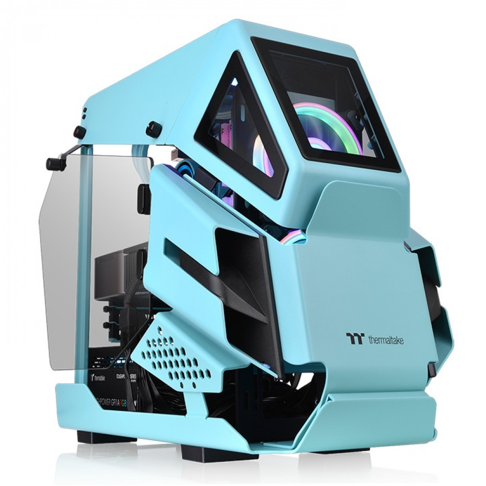 Корпус Thermaltake AH T200 Turquoise CA-1R4-00SBWN-00 Mini-Tower — фото товара