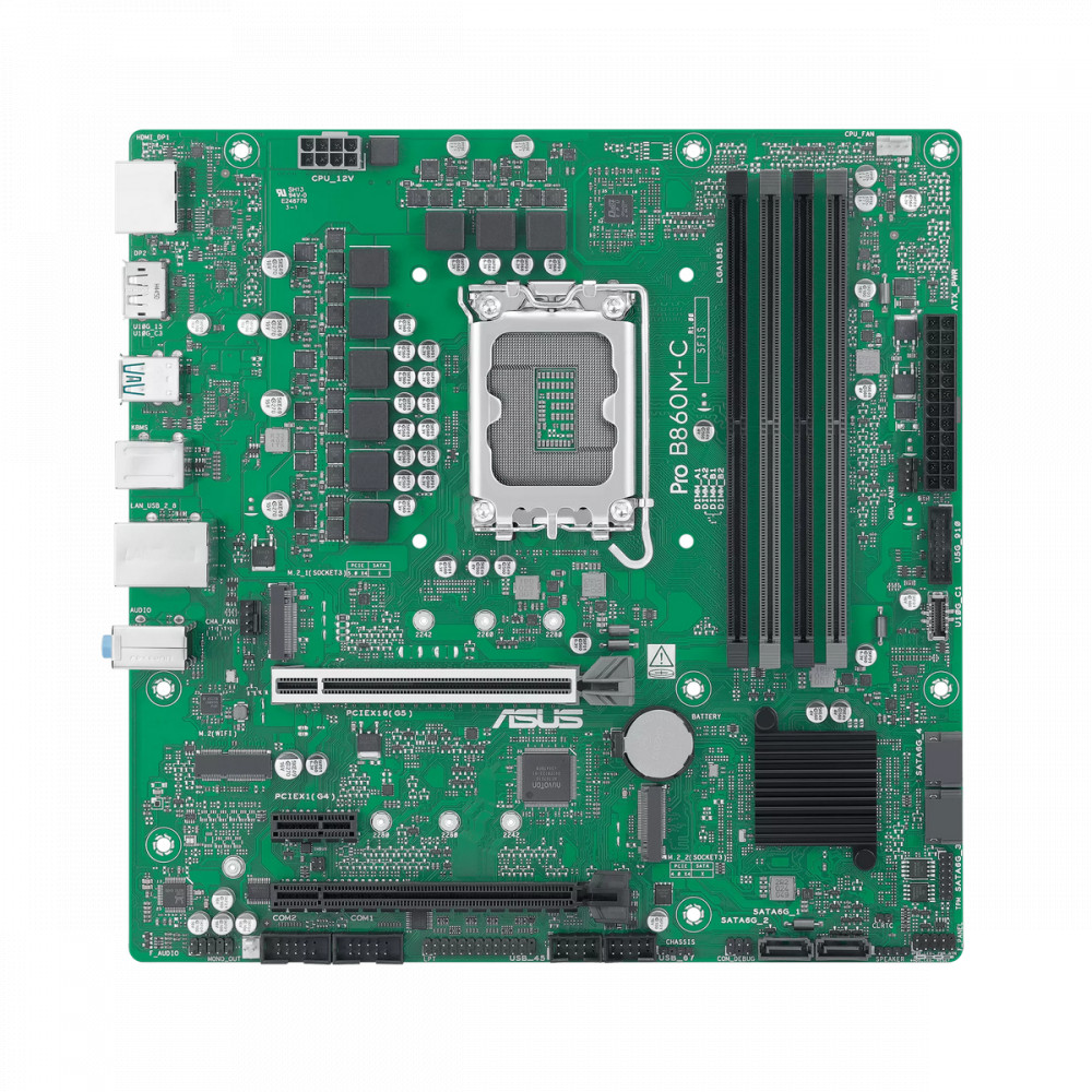 Материнская плата Asus PRO B860M-C-CSM 90MB1MCP-M0EAYC Micro-ATX, LGA 1851 — фото товара