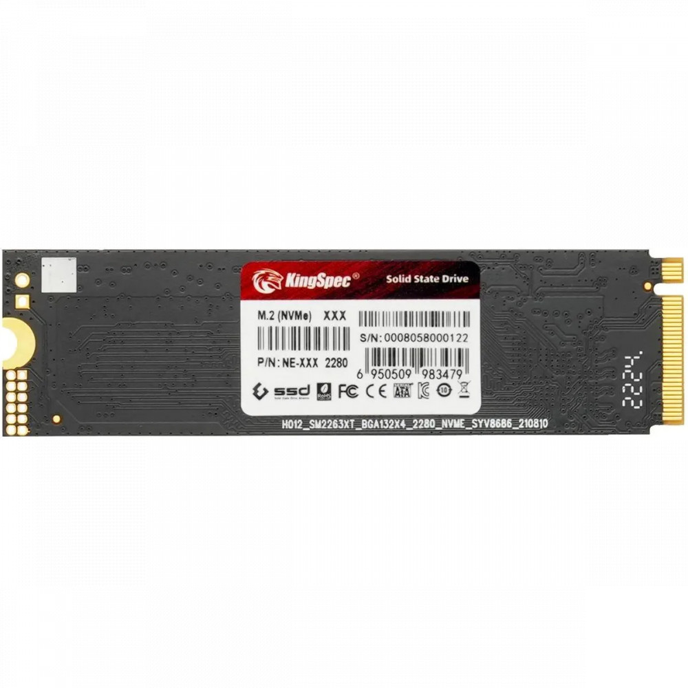 Жесткий диск KingSpec NE-2TB SSD (твердотельные), 2 ТБ, M.2, PCIe - миниатюра 2