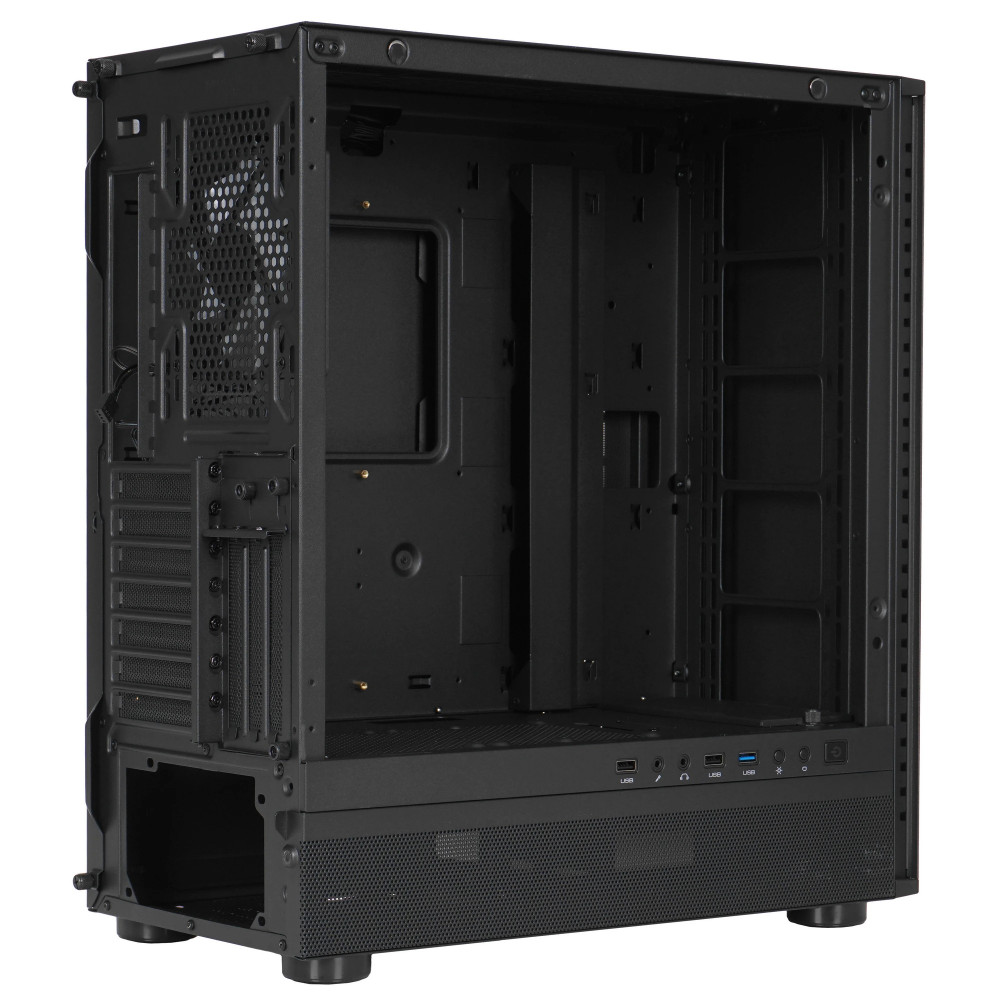 Корпус PCcooler IE200 BK C3-A500BKG1-GL Mid-Tower - миниатюра 2