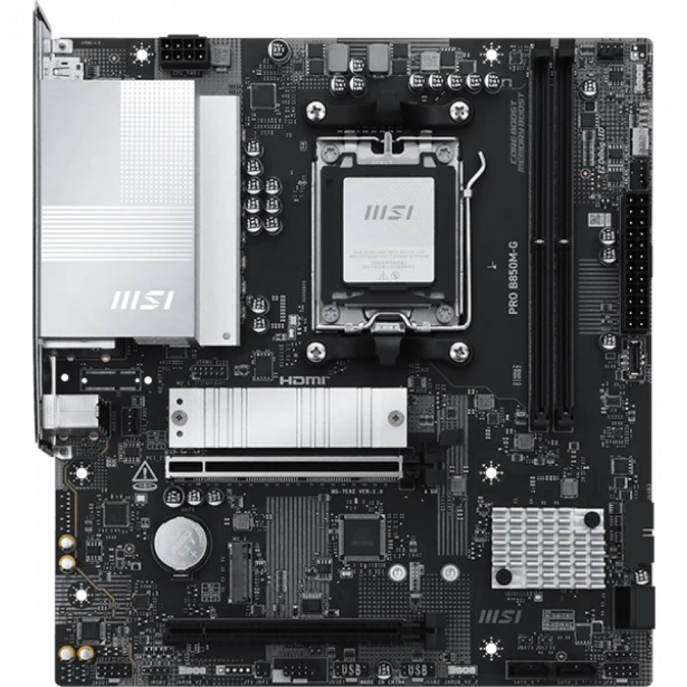 Материнская плата MSI PRO B850M-G Micro-ATX, AMD AM5 — фото товара