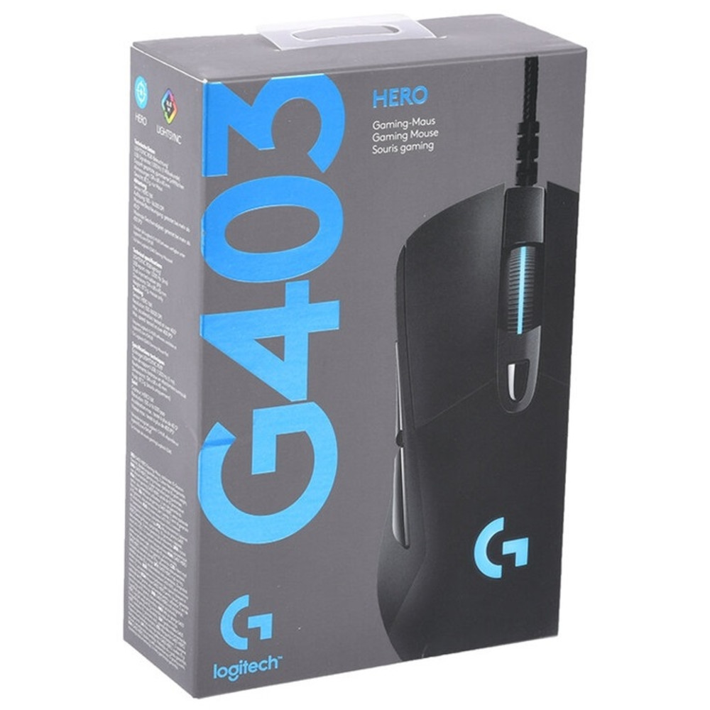 Мышь Logitech G403 HERO Gaming Mouse 910-005632 Игровые, Проводная - миниатюра 8