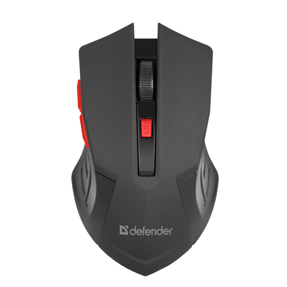 Мышь Defender Accura MM-275 Black/Red Бюджетные, Беспроводная — фото товара