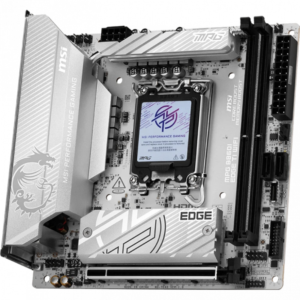 Материнская плата MSI MPG B860I EDGE TI WIFI Mini-ITX, LGA 1851 - миниатюра 3