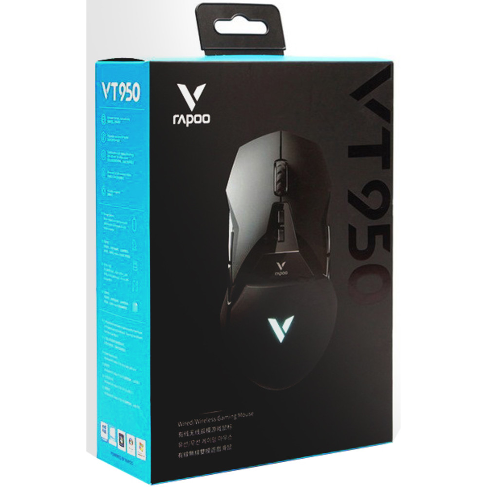 Мышь Rapoo VT950 Игровые, Беспроводная — фото товара