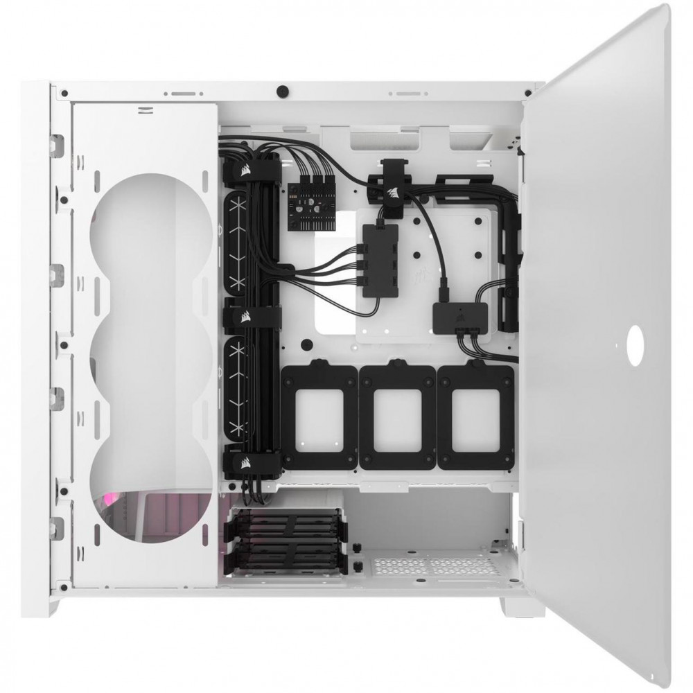 Корпус Corsair iCUE 5000D RGB Airflow White CC-9011243-WW Mid-Tower - миниатюра 6
