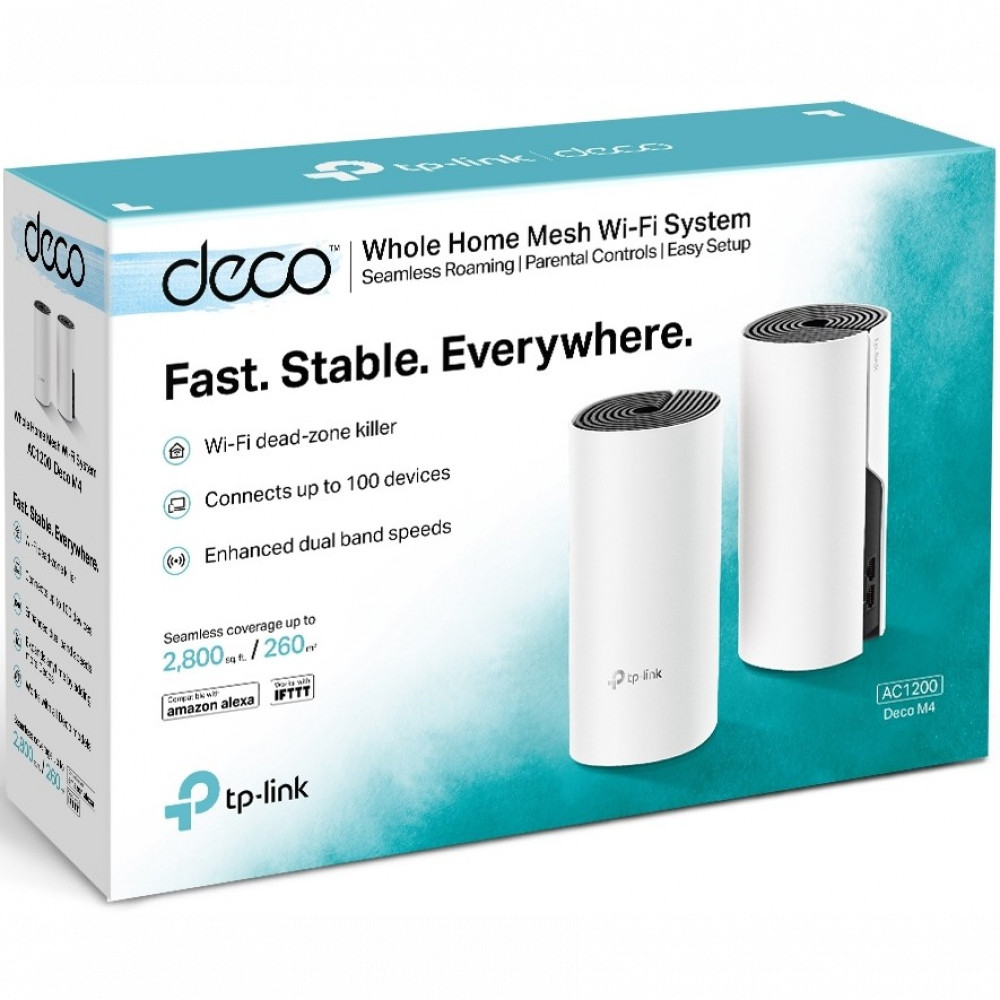 Маршрутизатор для дома TP-Link Deco M4 (3-pack) DECO M4(3-PACK) - миниатюра 4