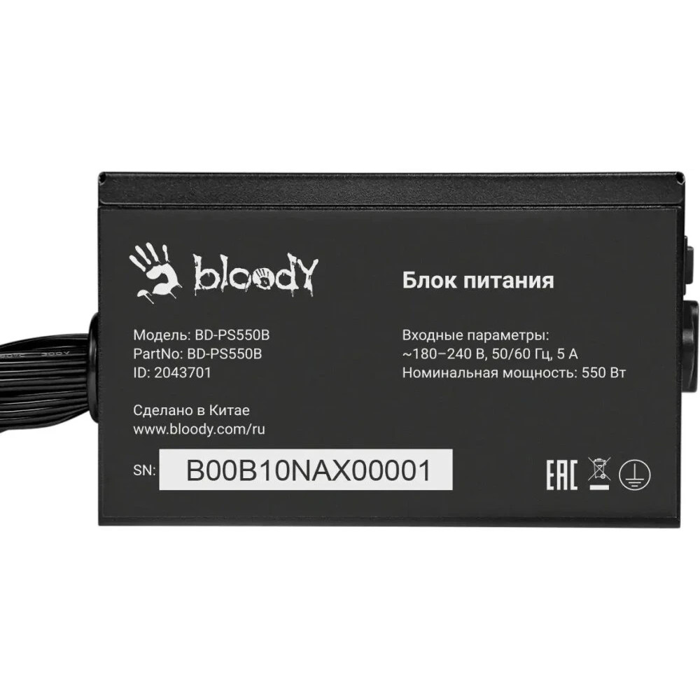 Блок питания Bloody BD-PS550B 550 Вт - миниатюра 11