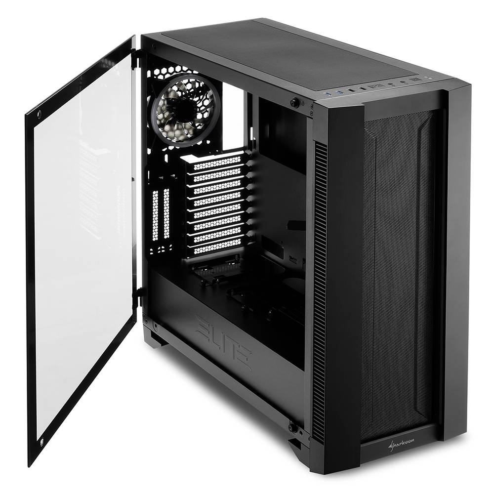 Корпус Sharkoon ELITE SHARK CA200M Mid-Tower - миниатюра 5