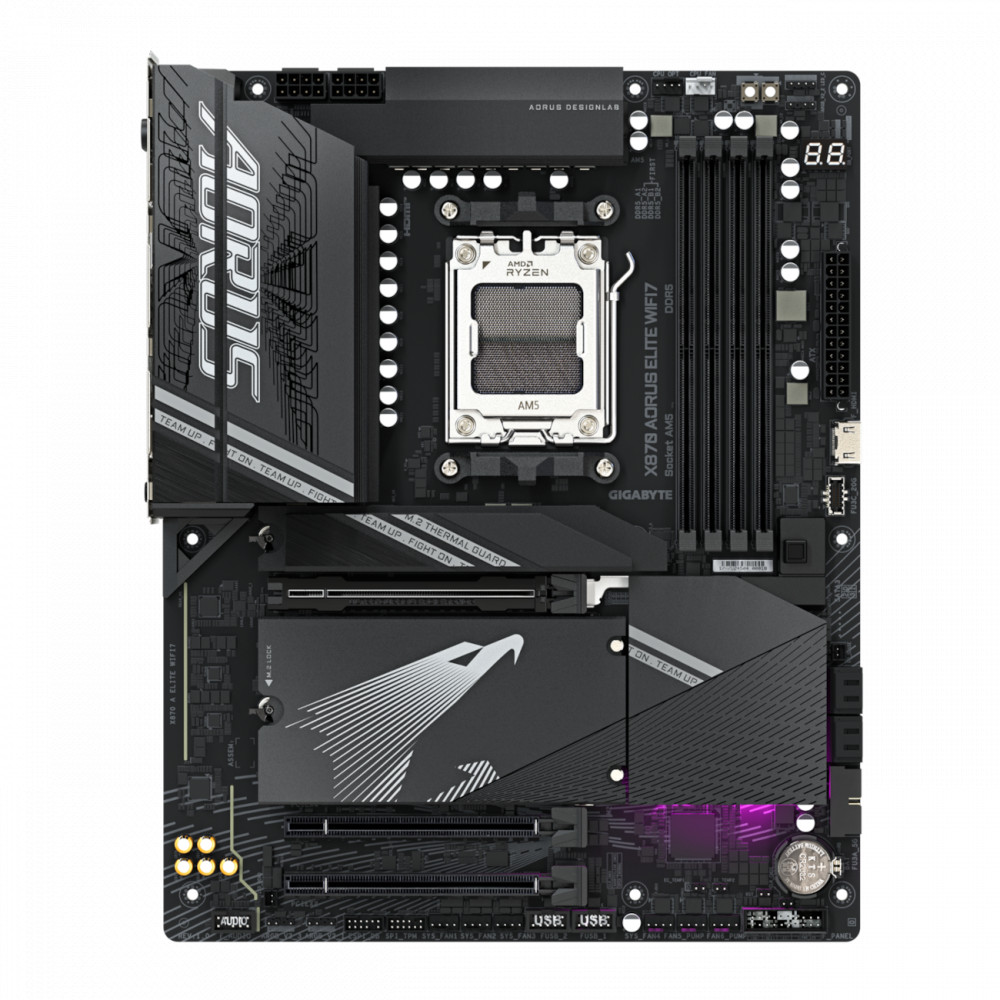 Материнская плата Gigabyte X870 A ELITE WIFI7 ATX, AMD AM5 — фото товара