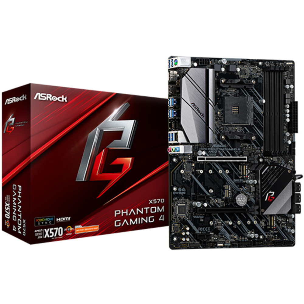 Материнская плата ASRock X570 Phantom Gaming 4 X570PHANTOMGAMING4 ATX, AMD AM4 - миниатюра 5