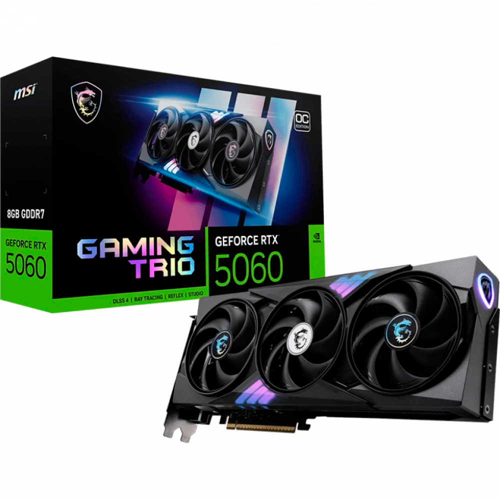 Видеокарта MSI GeForce RTX 5060 8G GAMING TRIO OC 8 ГБ - миниатюра 5