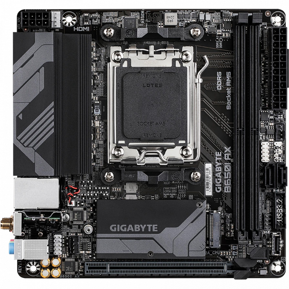 Материнская плата Gigabyte B650I AX Mini-ATX, AMD AM5 — фото товара