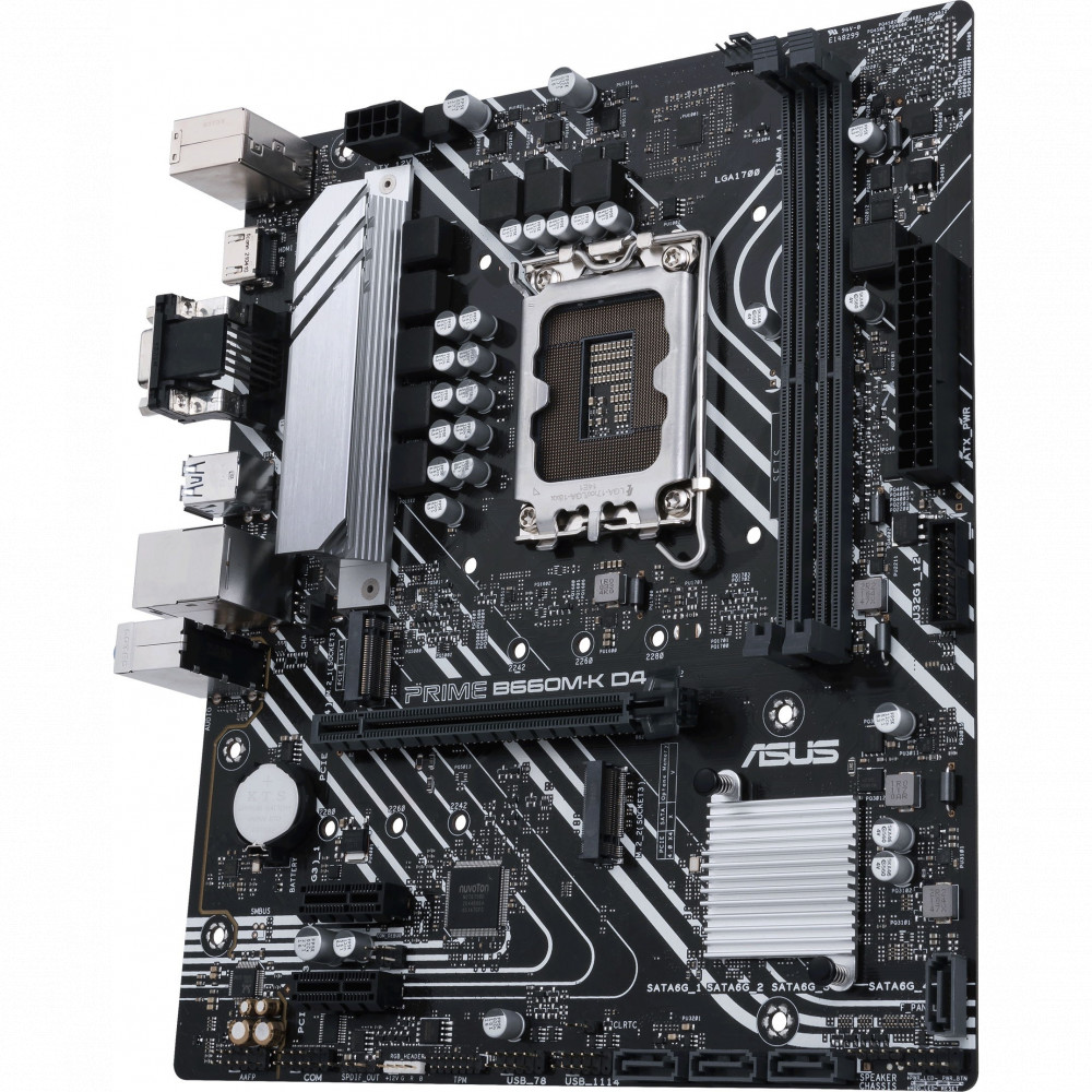 Материнская плата Asus PRIME B660M-K D4 Micro-ATX, LGA 1700 - миниатюра 3