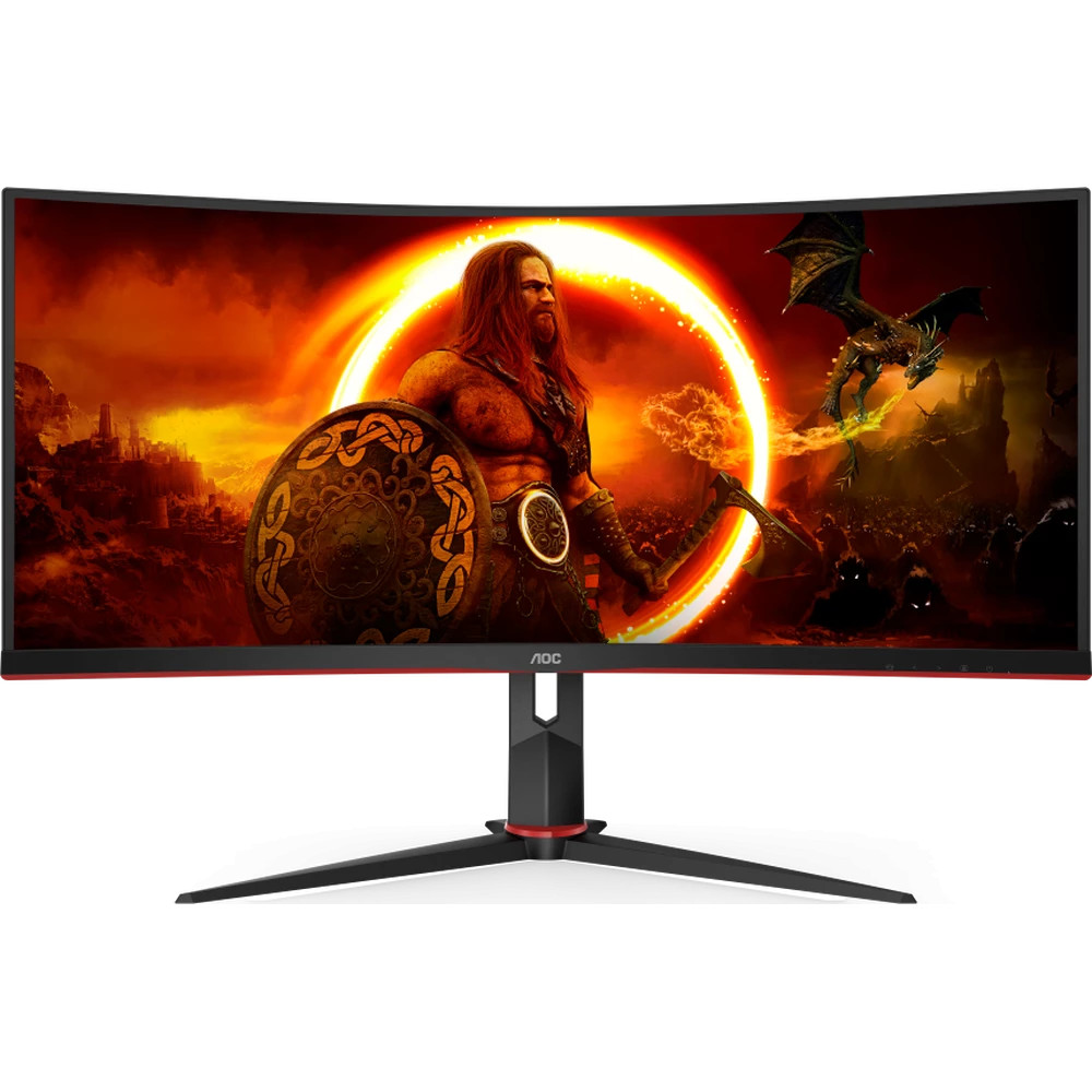 Монитор AOC CU34G2XP Black 34 ", VA, Ultra-Wide QHD 3440x1440 (21:9), 180 Гц — фото товара