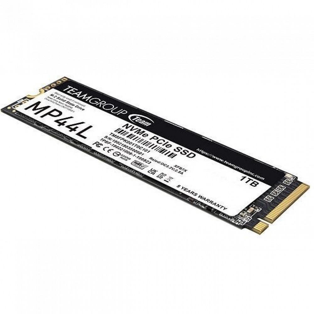 Жесткий диск Team Group MP44L TM8FPK001T0C101 SSD (твердотельные), 1 ТБ, M.2, PCIe — фото товара