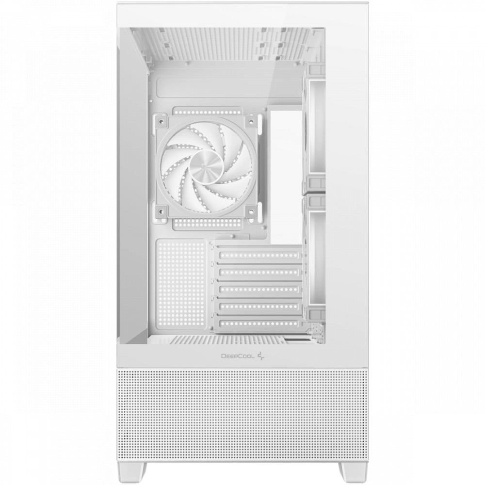 Корпус Deepcool CG380 3F White R-CG380-WHAGM3-G Mini-Tower - миниатюра 2