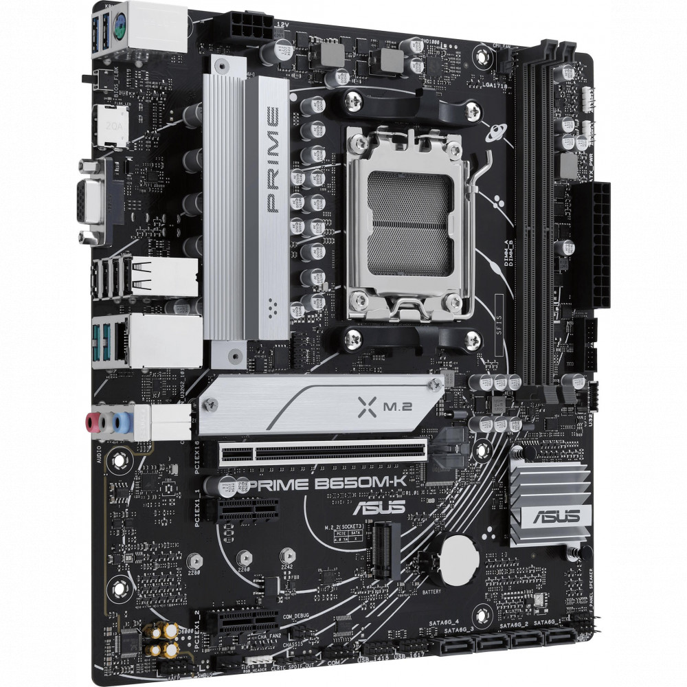 Материнская плата Asus F0GJ00PVRU PRIME B650M-K Micro-ATX, AMD AM5 — фото товара