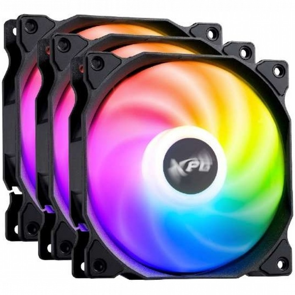 Система охлаждения ADATA VENTO 120 ARGB PWM Black VENTO120ARGBPWM3C-BKCWW Для системного блока — фото товара