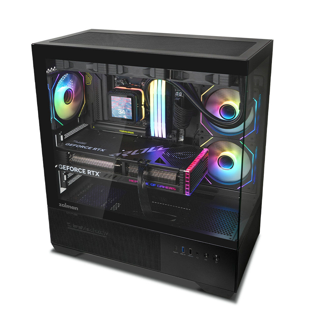 Корпус Zalman Chronix V2 Black CHRONIXV2Black Mid-Tower - миниатюра 4