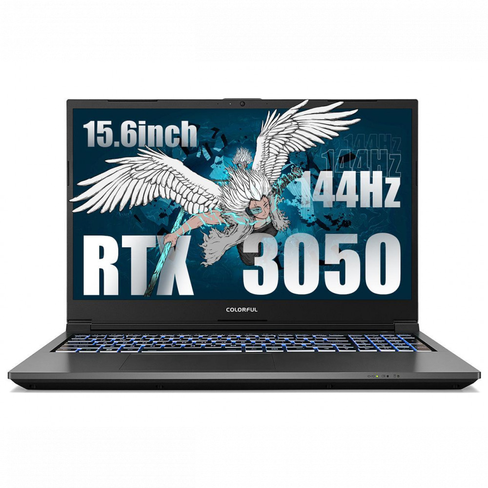 Ноутбук Colorful X15-XS22-HD55C16512B-G-SA 15.6 ", FHD 1920x1080 (16:9), Intel, Core i5, 16 Гб, 512 ГБ, nVidia GeForce RTX 3050 — фото товара