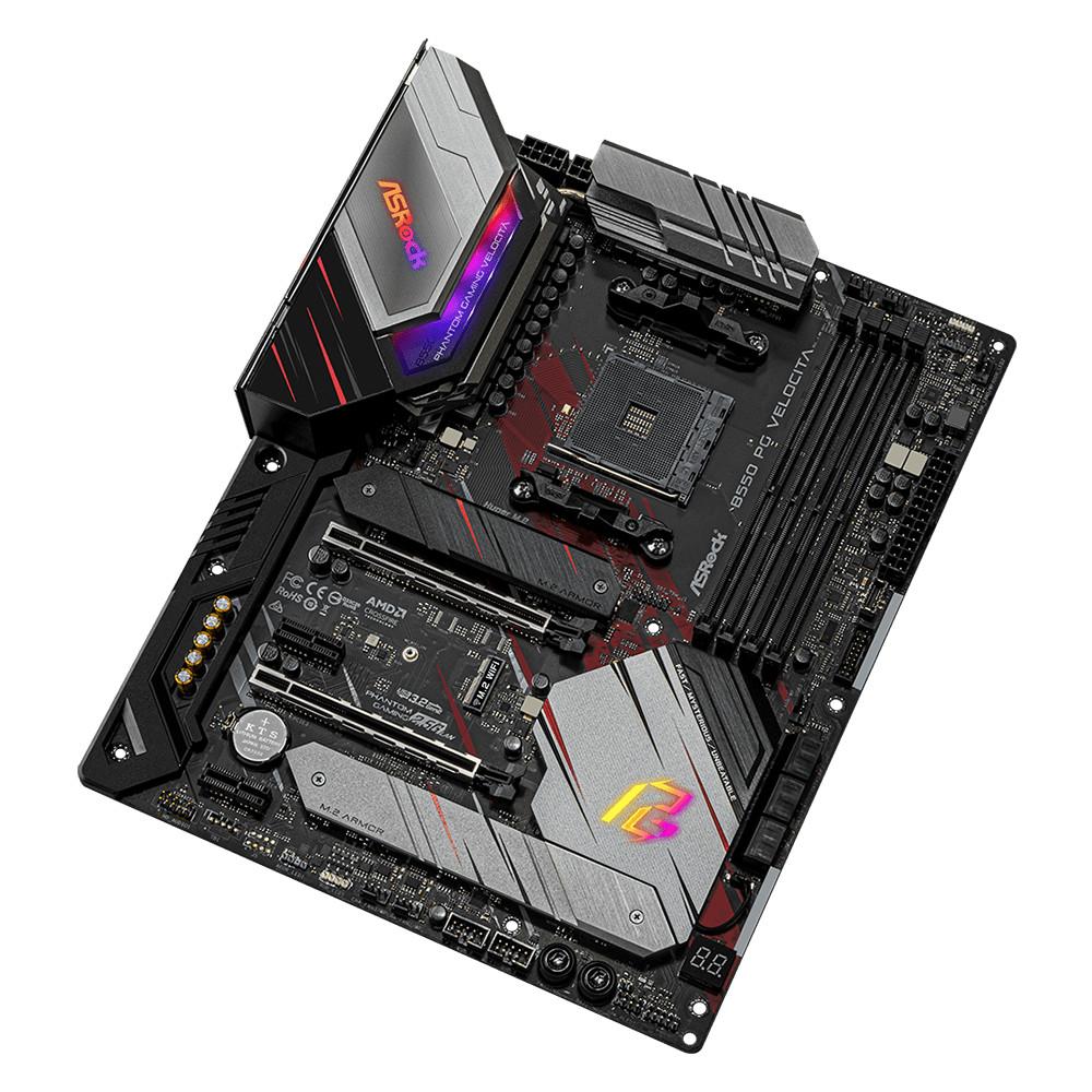 Материнская плата ASRock B550 PG Velocita B550 PG VELOCITA ATX, AMD AM4 - миниатюра 4