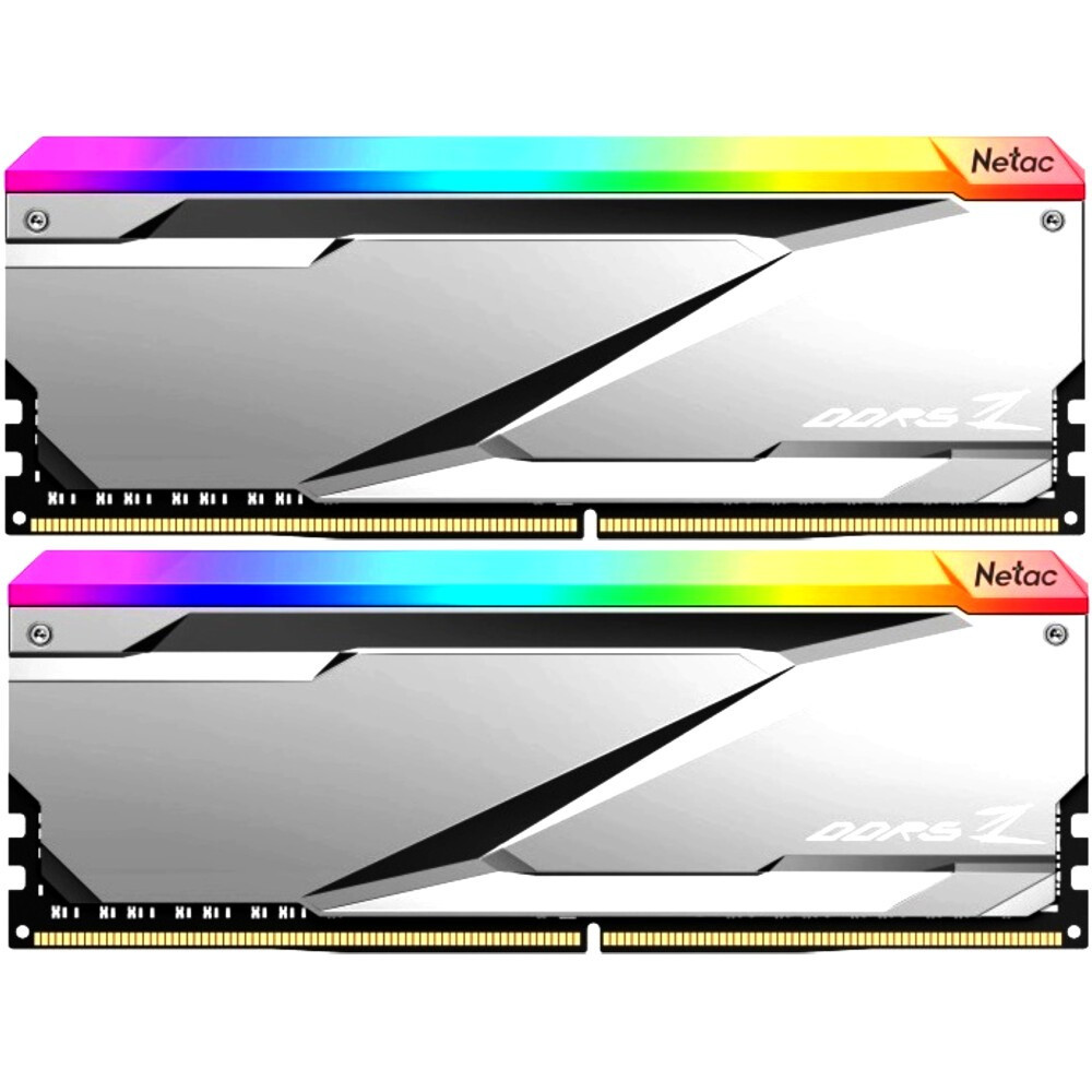 ОЗУ Netac C32 Silver NTZED5P72DP-32S DIMM, DDR5, 32 Гб (2 х 16 Гб), 7200 МГц - миниатюра 2