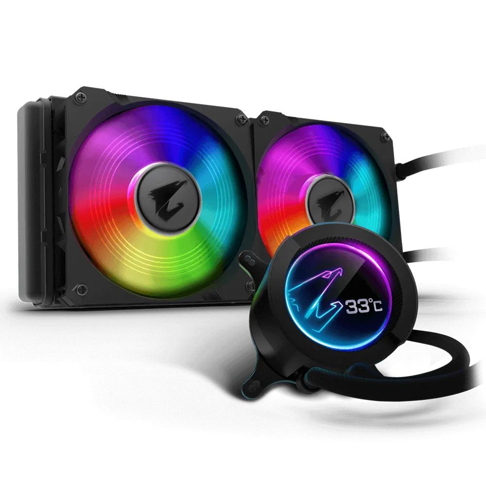 Система охлаждения Gigabyte GP-AORUS LIQUID COOLER 280 Для процессора — фото товара