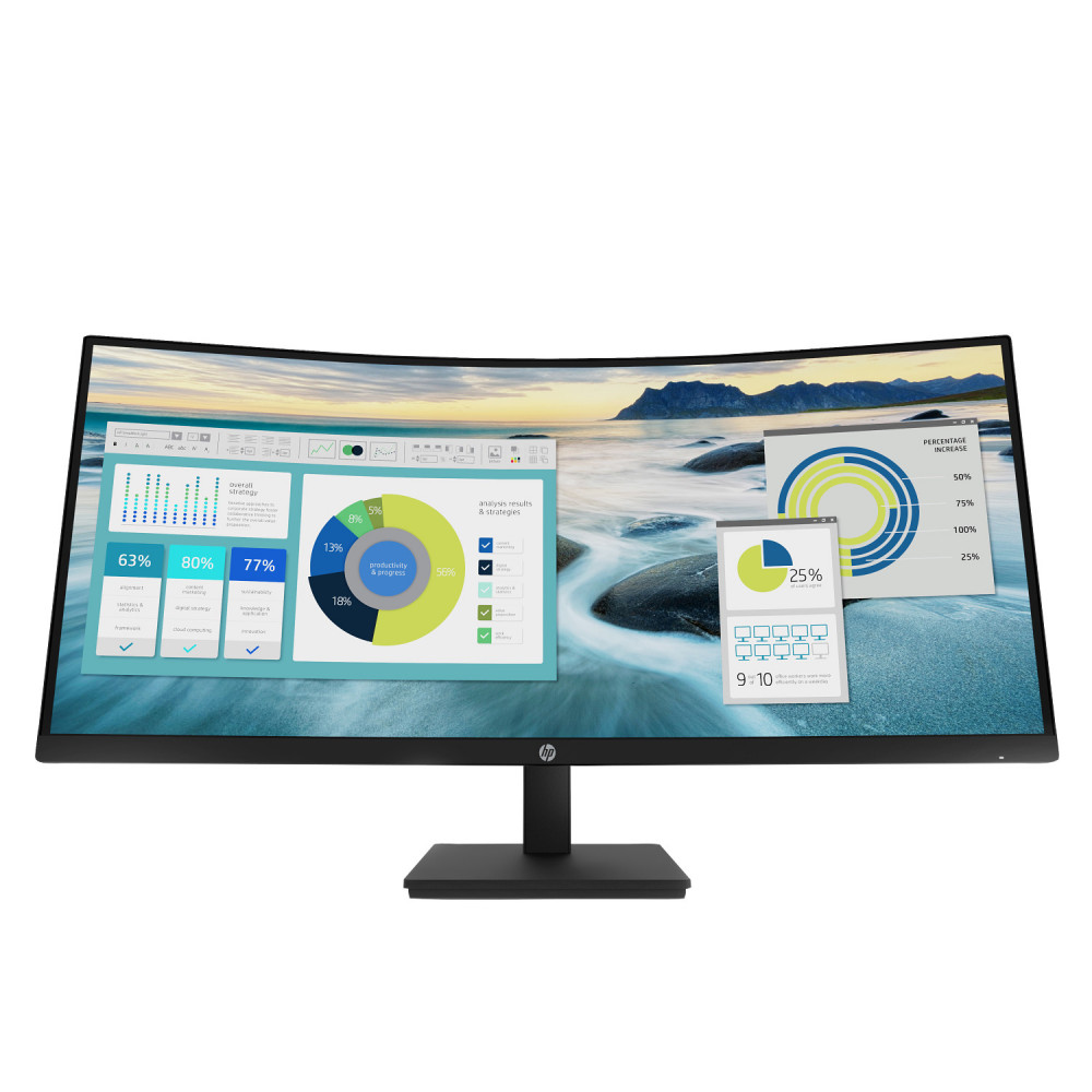 Монитор HP P34hc G4 21Y56AS 34 ", VA, Ultra-Wide QHD 3440x1440 (21:9), 60 Гц — фото товара