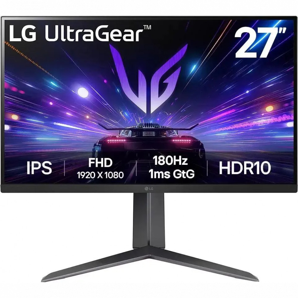 Монитор LG UltraGear 27GS65F-B Черный 27GS65F-B.ARUZ 27 ", IPS, Full HD 1920x1080 (16:9), 180 Гц — фото товара