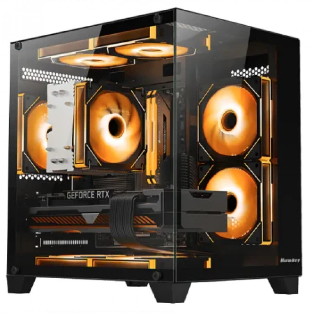 Корпус Huntkey S900 Black S900 BLACK Mini-Tower — фото товара