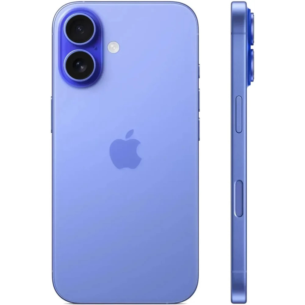 Смартфон Apple iPhone 16 128Gb Ultramarine MYEC3HN/A 128 Гб, 8 Гб - миниатюра 2