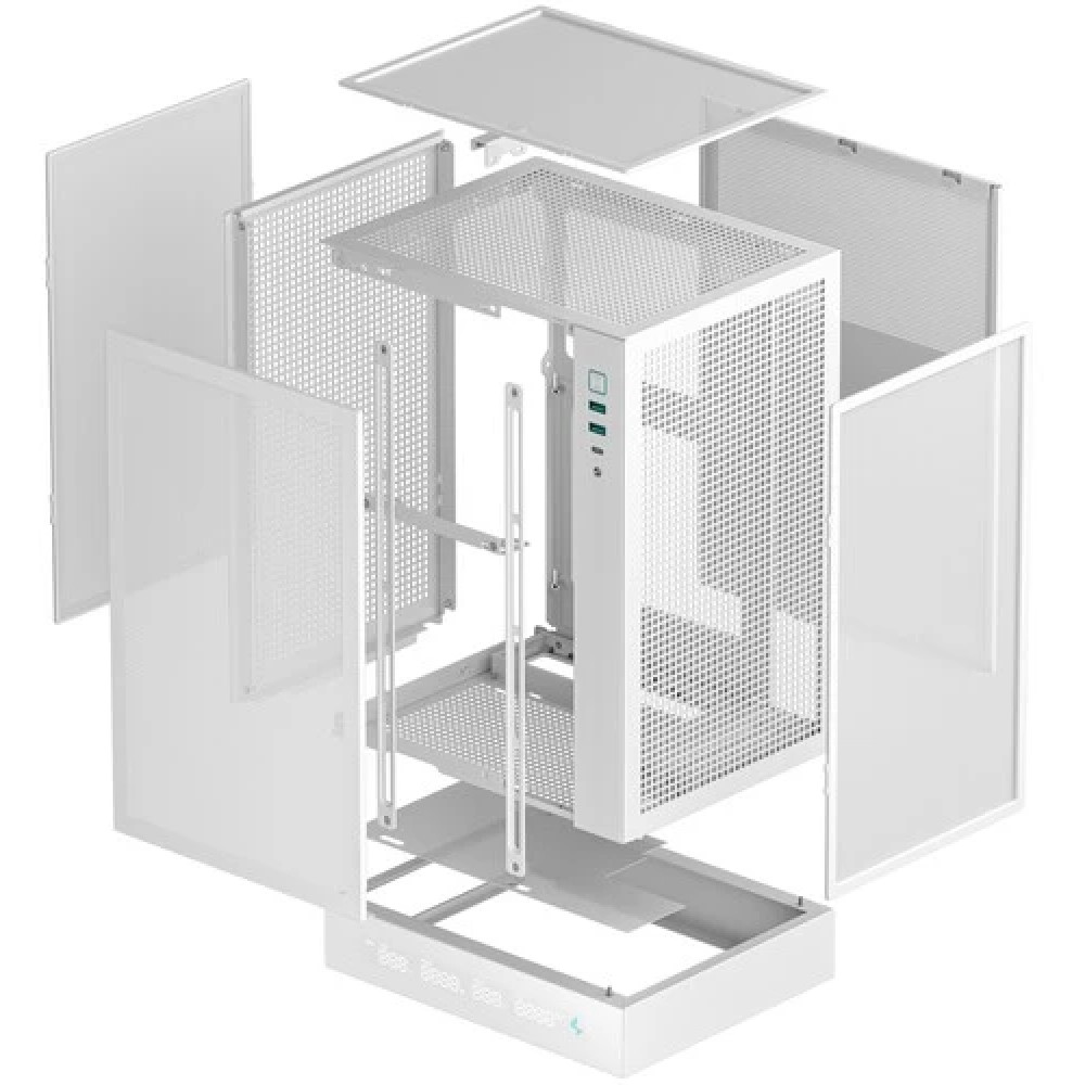 Корпус Deepcool CH170 Digital Белый R-CH170-WHNPI0D-G-1 Mini-Tower - миниатюра 5